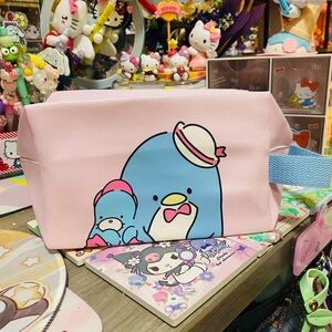 Tuxedo Sam makeup pouch